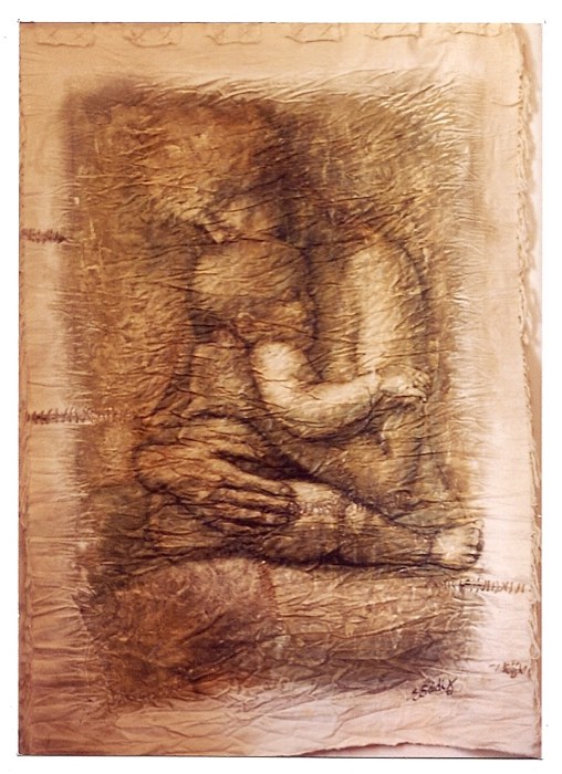 Oil painting: Mother And Child 3