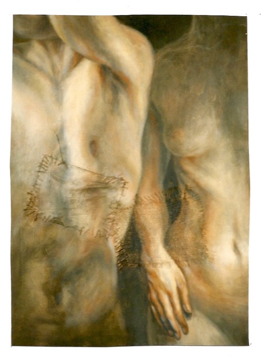 Oil painting: In Your Shadow