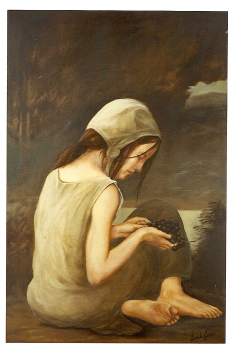 Oil painting: Finding Myself