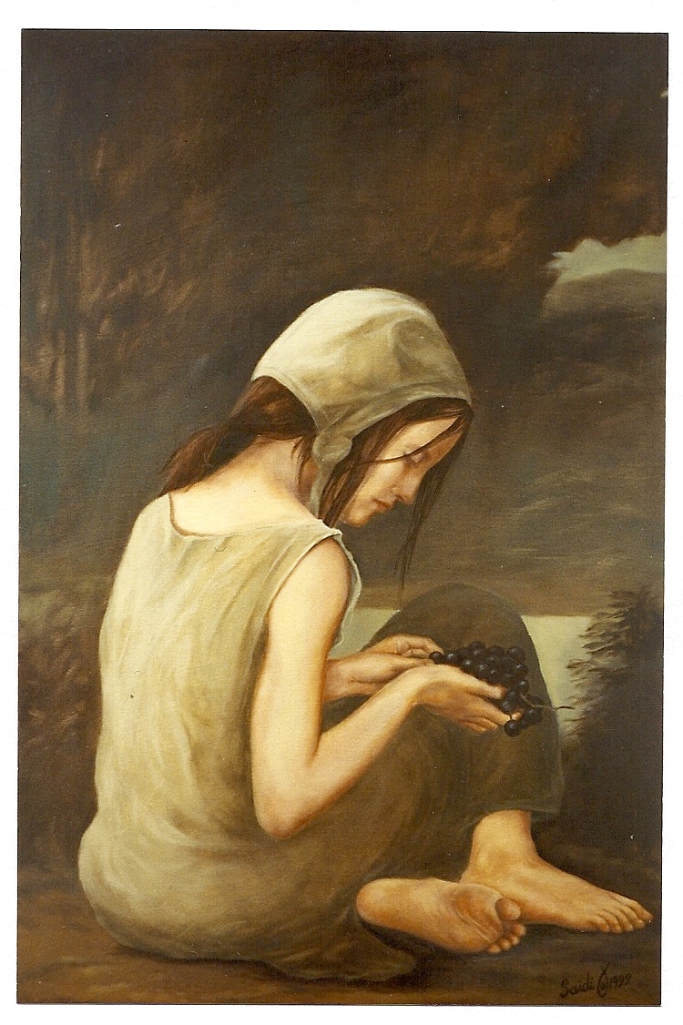 Oil painting: Finding Myself