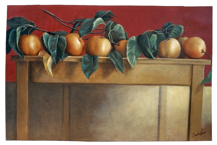 Oil painting: Apron Full