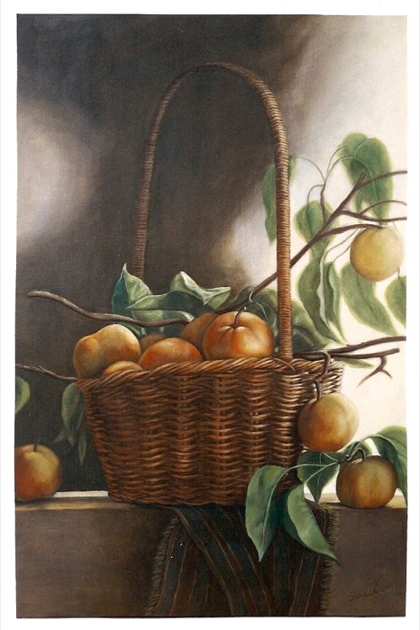 Oil painting: Storm