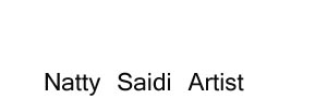 Natty Saidi Artist Signature Logo