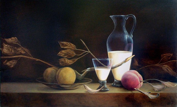 Oil painting: Time for time