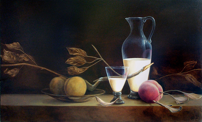 Oil painting: Time for time