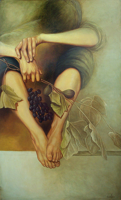 Oil painting: Wednesday wandering