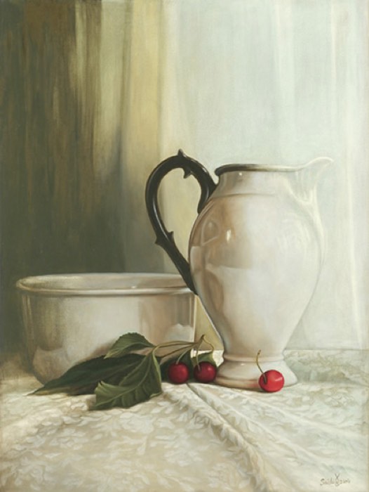 Oil painting: Lost innocence
