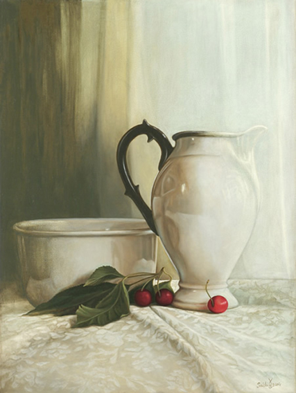 Oil painting: Lost innocence