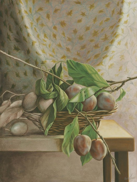 Oil painting: Purple haze