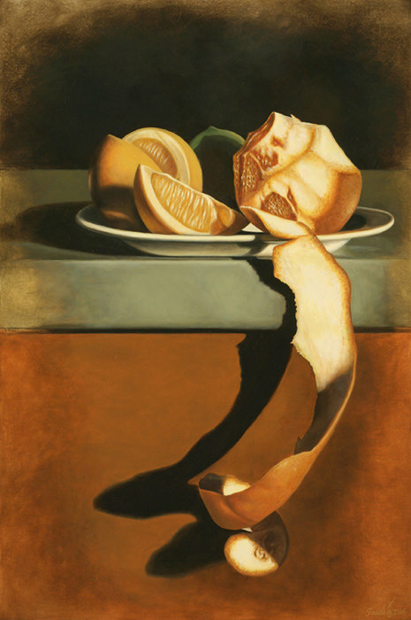 Oil painting: Beneath the skin
