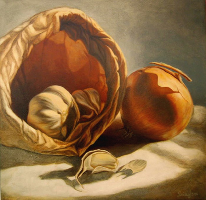Oil painting: Mediterranean flavour